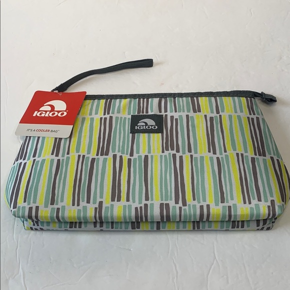 Insulated Cooler Bag Igloo Storage Bag Striped  NWT - Picture 6 of 11